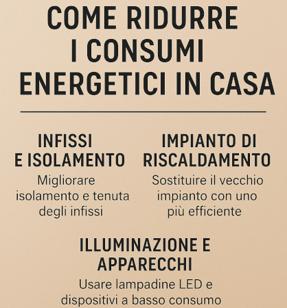 Come Ridurre i Consumi Energetici in Casa