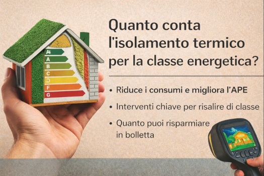 Quanto conta isolamento termico per certificazione energetica