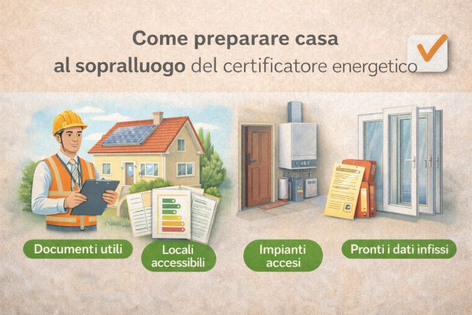 come preparare casa per il sopralluogo APE